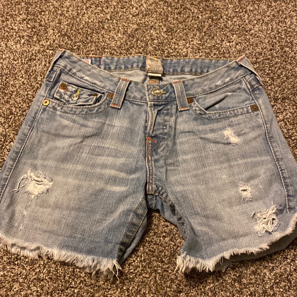 True religion jeans shorts